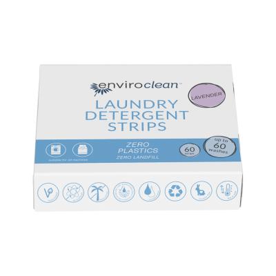 EnviroClean Laundry Detergent Strips Lavender x 60 Pack